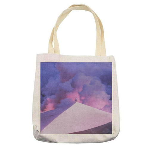 Purple Desert - printed tote bag by taudalpoi