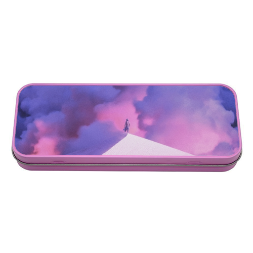 Purple Desert - tin pencil case by taudalpoi