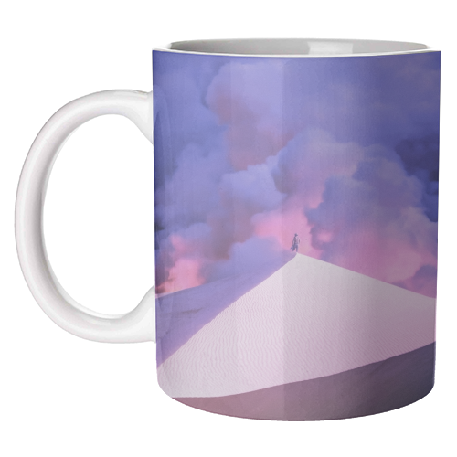 Purple Desert - unique mug by taudalpoi