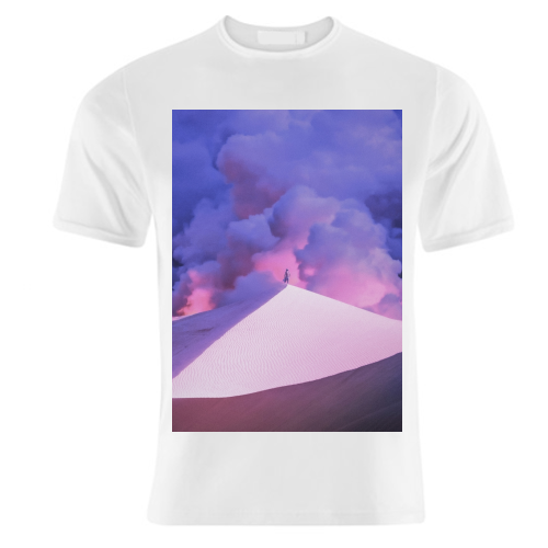 Purple Desert - unique t shirt by taudalpoi