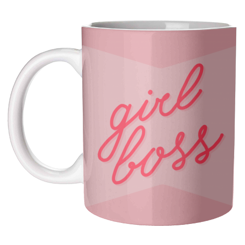 GIRL BOSS - unique mug by Hollie Mills