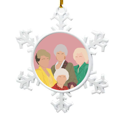 The Golden Girls - snowflake decoration by Cheryl Boland