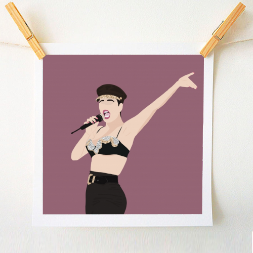 Selena - A1 - A4 art print by Cheryl Boland