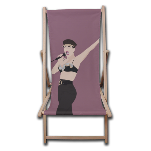 Selena - canvas deck chair by Cheryl Boland