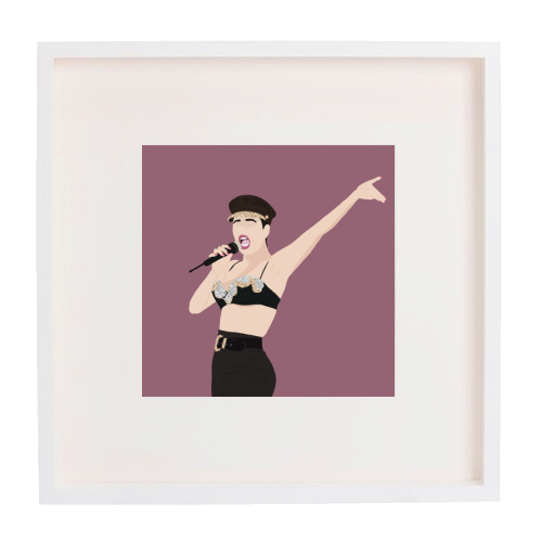 Selena - framed poster print by Cheryl Boland