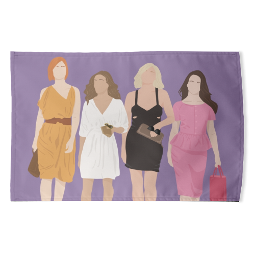 Sex and the city - funny tea towel by Cheryl Boland
