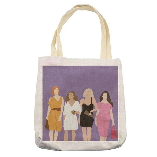 Sex and the city - printed tote bag by Cheryl Boland