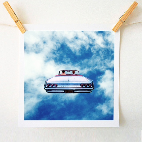 Cloud Drive - A1 - A4 art print by taudalpoi