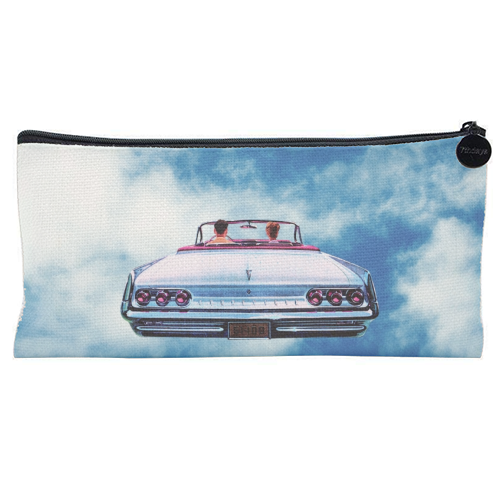 Cloud Drive - flat pencil case by taudalpoi