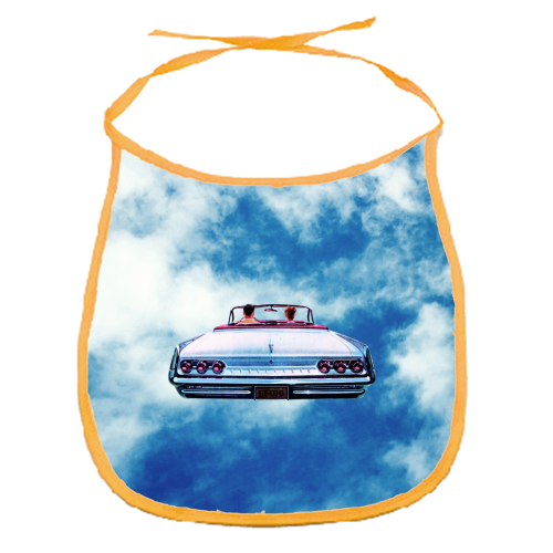 Cloud Drive - funny baby bib by taudalpoi