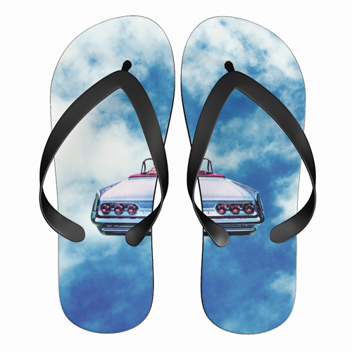 Cloud Drive - funny flip flops by taudalpoi