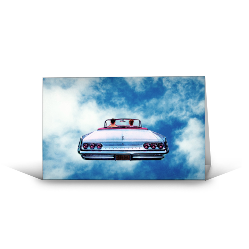 Cloud Drive - funny greeting card by taudalpoi