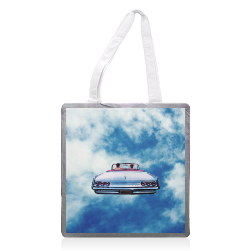 Cloud Drive - printed tote bag by taudalpoi