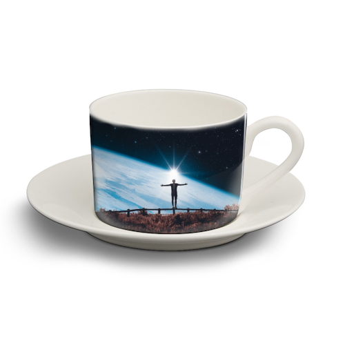 Take Me Now! - personalised cup and saucer by taudalpoi
