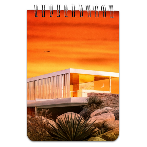 Retro Summer House - personalised A4, A5, A6 notebook by taudalpoi