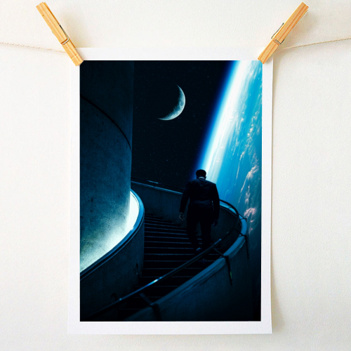 Stairway To The Stars - A1 - A4 art print by taudalpoi