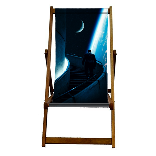 Stairway To The Stars - canvas deck chair by taudalpoi