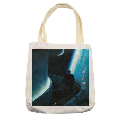 Stairway To The Stars - printed tote bag by taudalpoi