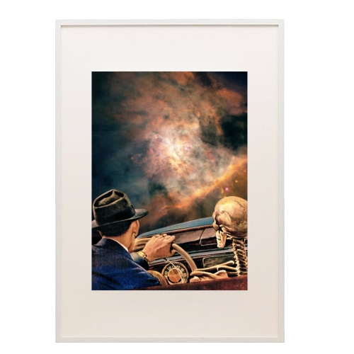 Space Riders! - framed poster print by taudalpoi