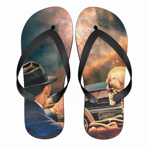 Space Riders! - funny flip flops by taudalpoi