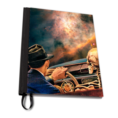 Space Riders! - personalised A4, A5, A6 notebook by taudalpoi