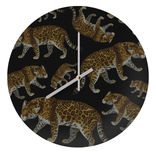 Vintage wildcat - quirky wall clock by Cheryl Boland