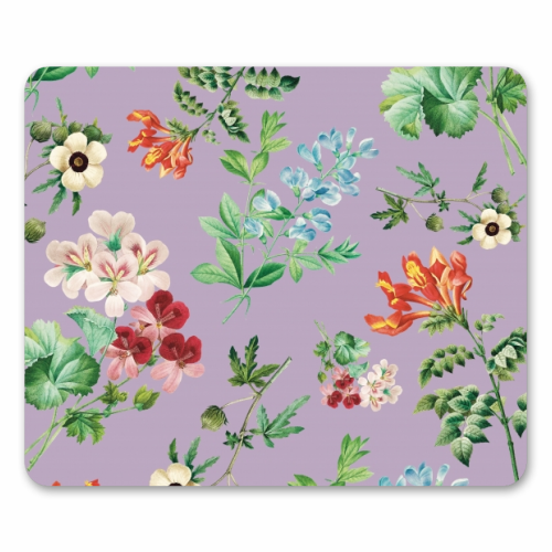 Vintage floral - funny mouse mat by Cheryl Boland