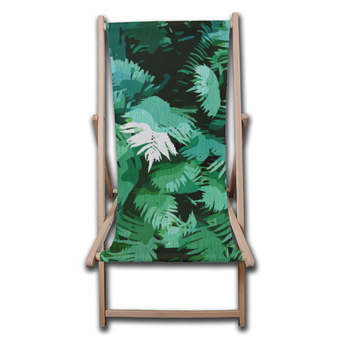 Tranquil Forest - canvas deck chair by Uma Prabhakar Gokhale