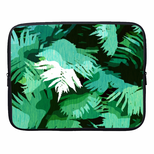 Tranquil Forest - designer laptop sleeve by Uma Prabhakar Gokhale