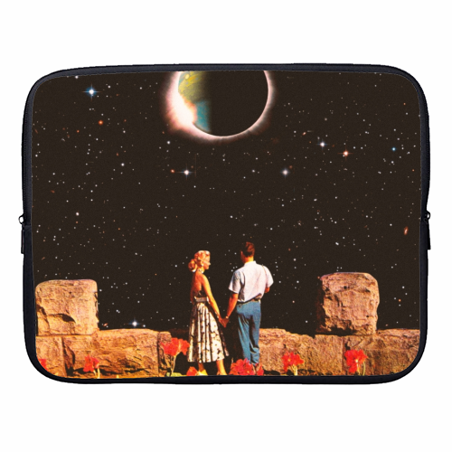 Lovers In Space - designer laptop sleeve by taudalpoi