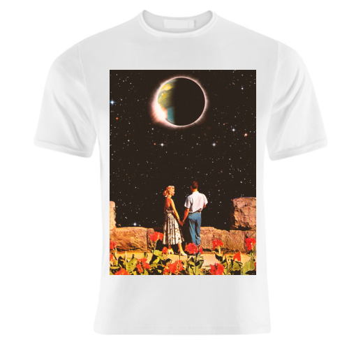 Lovers In Space - unique t shirt by taudalpoi