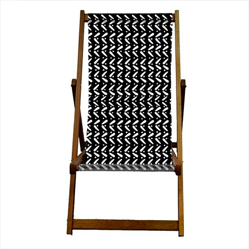 Mud Cloth Arrows Dots Dream #2 #pattern #decor #art - canvas deck chair by Anita Bella Jantz