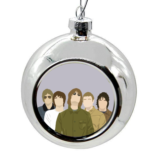 Oasis - colourful christmas bauble by Cheryl Boland