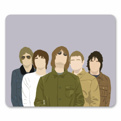 Oasis - funny mouse mat by Cheryl Boland
