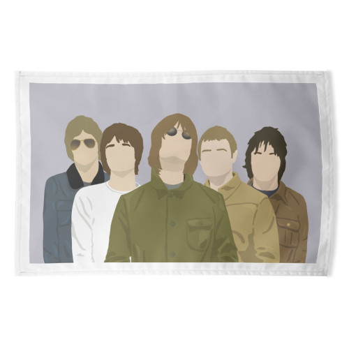 Oasis - funny tea towel by Cheryl Boland