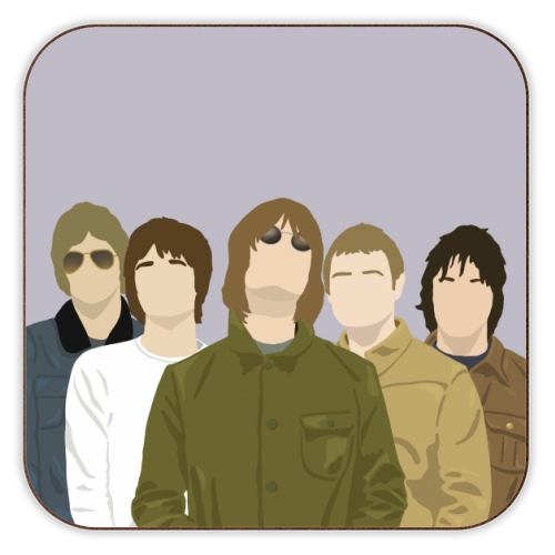 Oasis - personalised beer coaster by Cheryl Boland