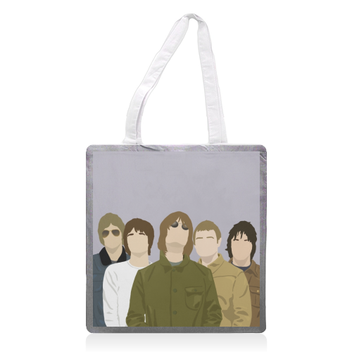 Oasis - printed tote bag by Cheryl Boland