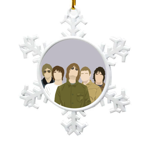 Oasis - snowflake decoration by Cheryl Boland