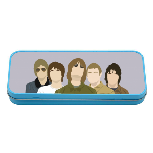 Oasis - tin pencil case by Cheryl Boland