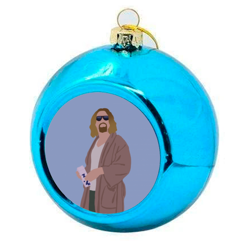 The Dude - colourful christmas bauble by Cheryl Boland