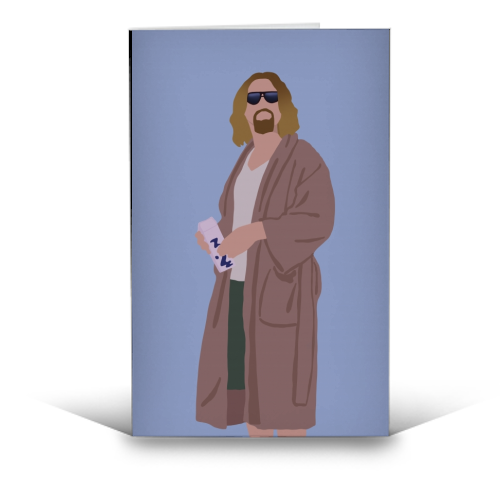 The Dude - funny greeting card by Cheryl Boland