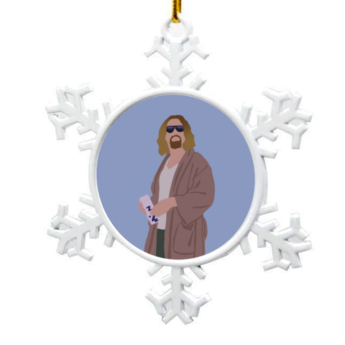 The Dude - snowflake decoration by Cheryl Boland