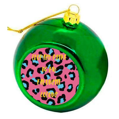 My favourite colour - colourful christmas bauble by Cheryl Boland