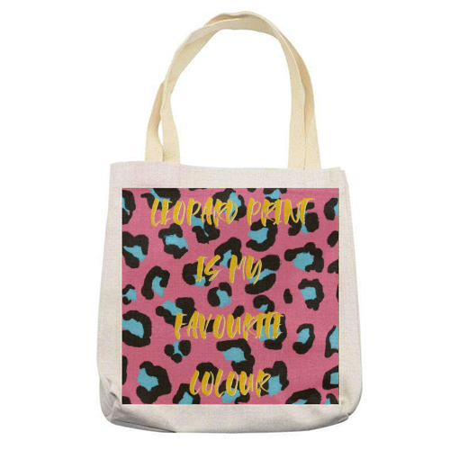 My favourite colour - printed tote bag by Cheryl Boland