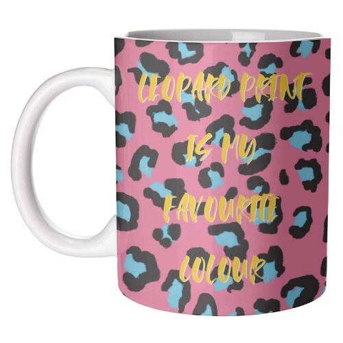 My favourite colour - unique mug by Cheryl Boland