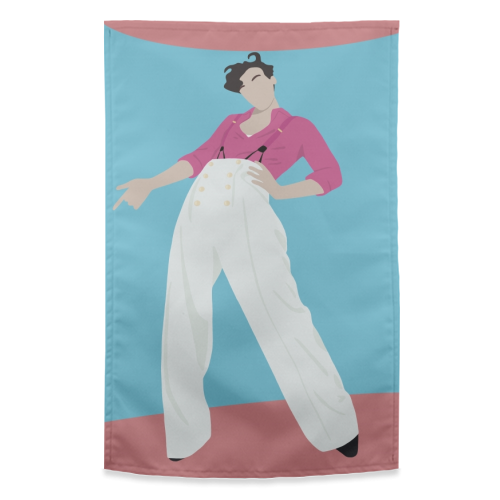 Harry Styles Fine Line - funny tea towel by Cheryl Boland