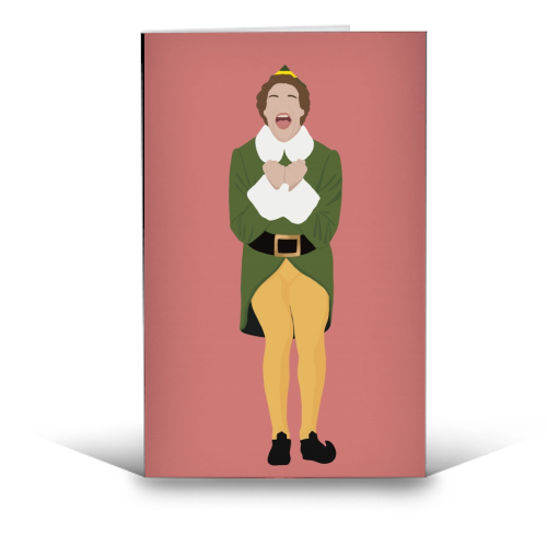 Buddy the Elf - funny greeting card by Cheryl Boland