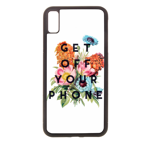 Get Off Your Phone - Stylish phone case by The 13 Prints