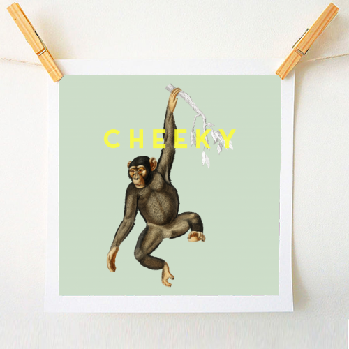 Cheeky Monkey - A1 - A4 art print by The 13 Prints