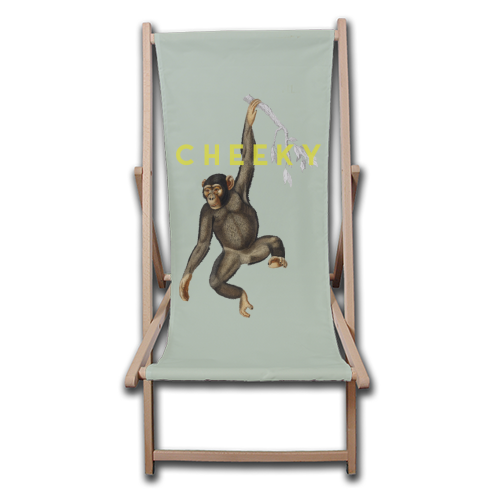 Cheeky Monkey - canvas deck chair by The 13 Prints